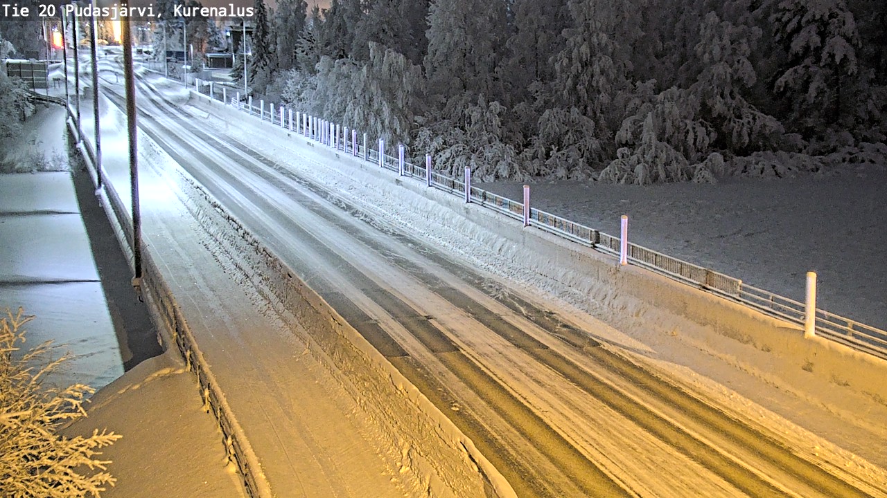 Kelikamerat Kuva Tie 20 Pudasjärvi, Kurenalus, Pudasjärvi, Pohjois-Pohjanmaa