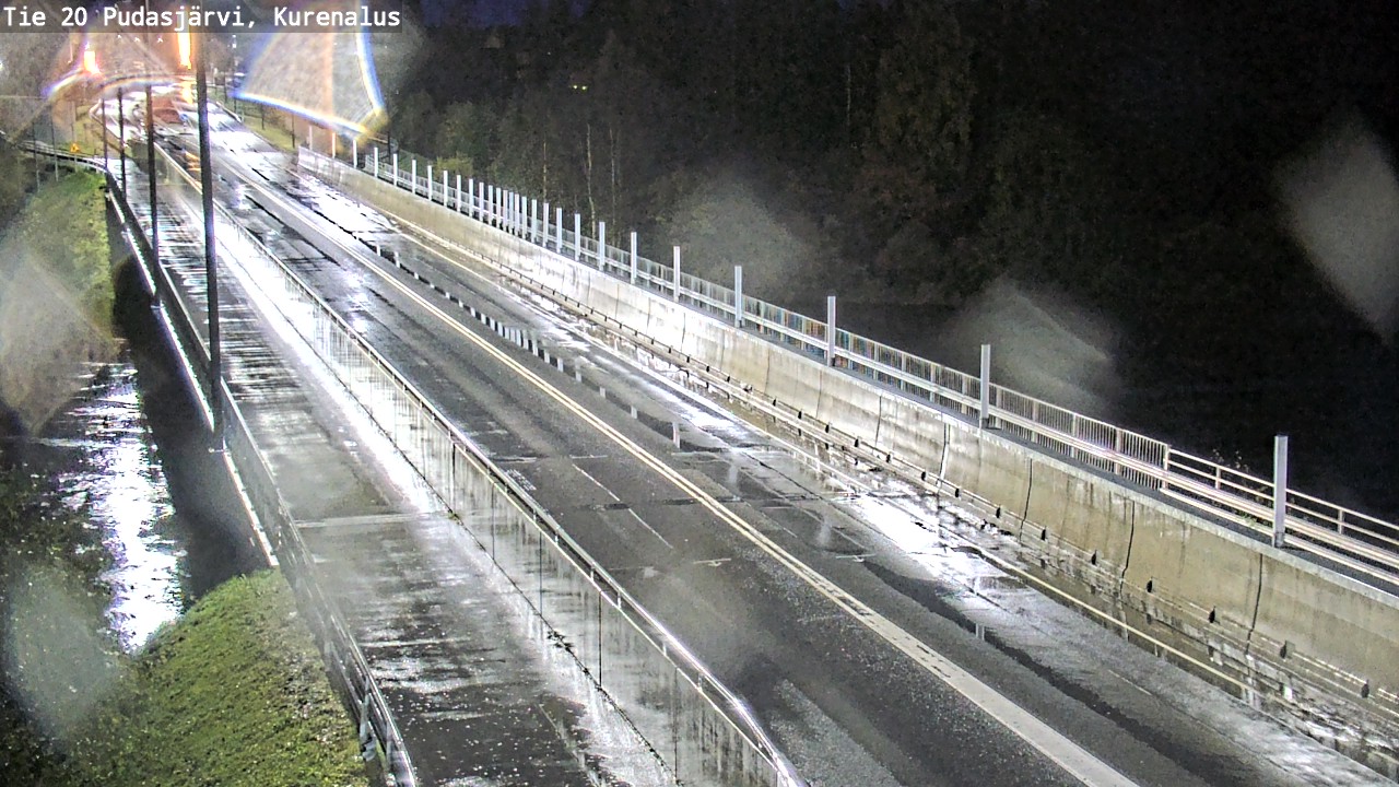 Weather Camera Image Road 20 Pudasjärvi, Kurenalus, Pudasjärvi, Pohjois-Pohjanmaa
