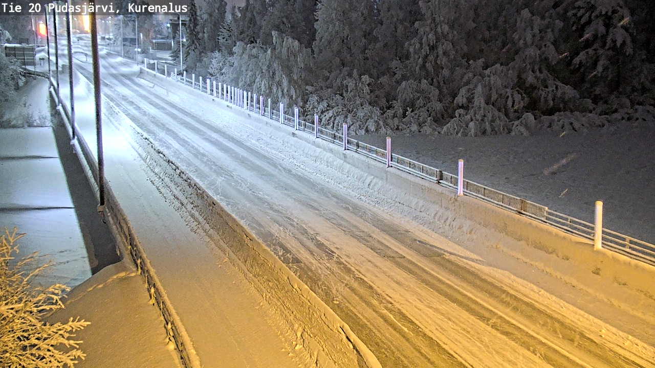 Kelikamerat Kuva Tie 20 Pudasjärvi, Kurenalus, Pudasjärvi, Pohjois-Pohjanmaa