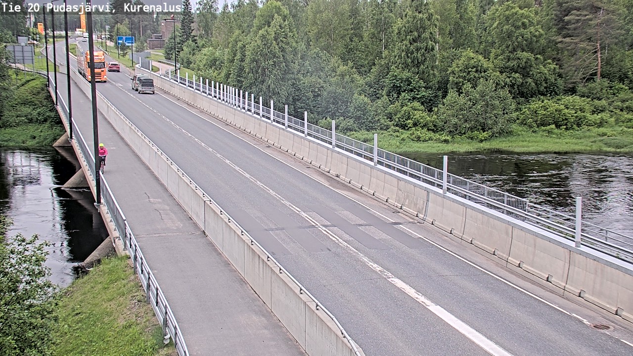 Kelikamerat Kuva Tie 20 Pudasjärvi, Kurenalus, Pudasjärvi, Pohjois-Pohjanmaa