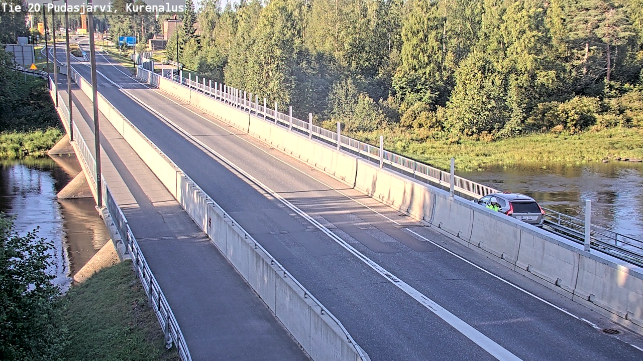 Weather Camera Image Road 20 Pudasjärvi, Kurenalus, Pudasjärvi, Pohjois-Pohjanmaa