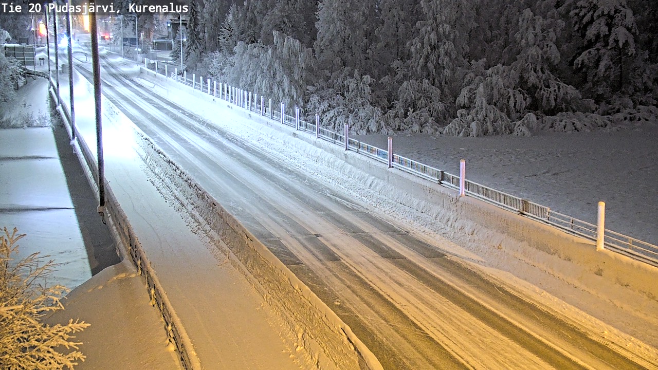 Kelikamerat Kuva Tie 20 Pudasjärvi, Kurenalus, Pudasjärvi, Pohjois-Pohjanmaa