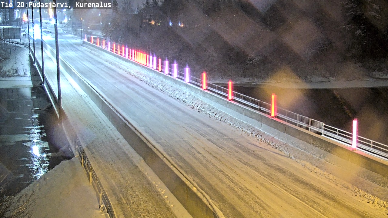 Weather Camera Image Väg 20Pudasjärvi, Kurenalus, Pudasjärvi, Pohjois-Pohjanmaa