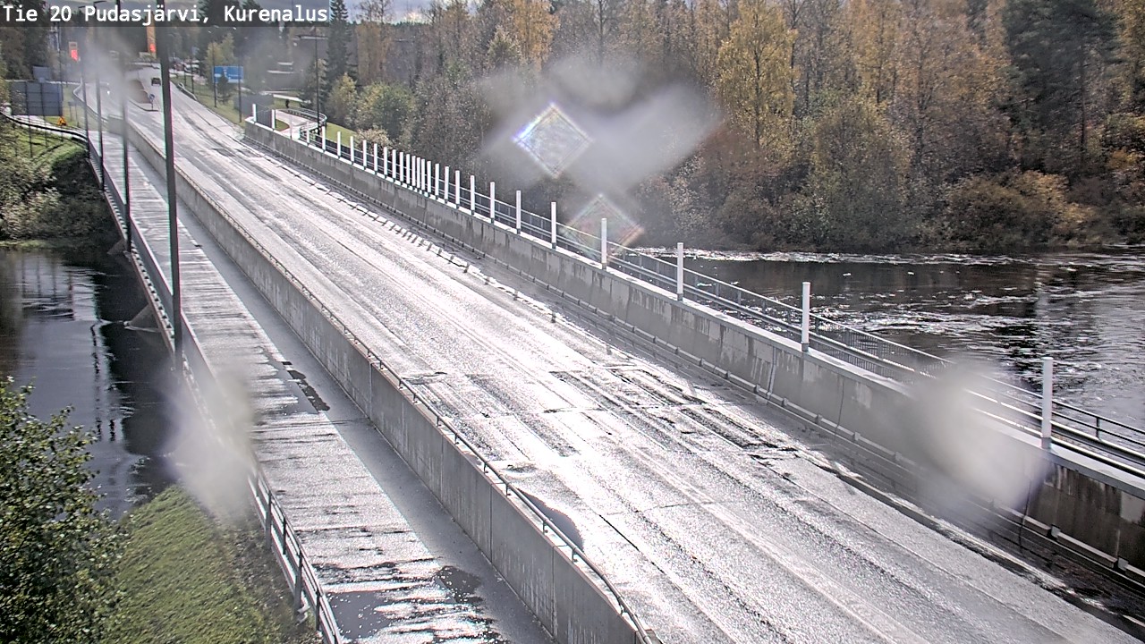 Weather Camera Image Road 20 Pudasjärvi, Kurenalus, Pudasjärvi, Pohjois-Pohjanmaa