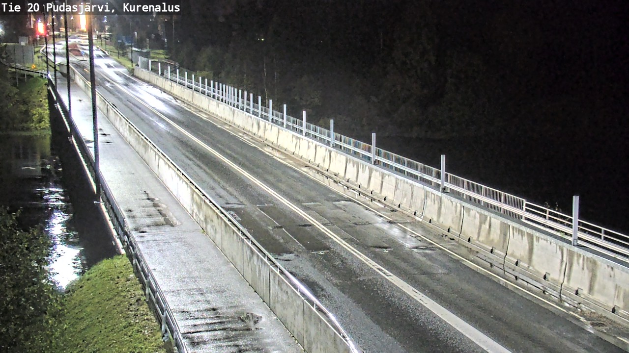 Weather Camera Image Road 20 Pudasjärvi, Kurenalus, Pudasjärvi, Pohjois-Pohjanmaa
