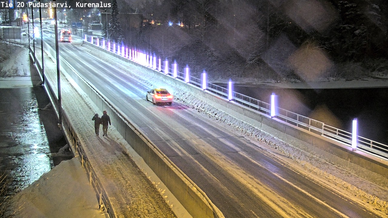 Weather Camera Image Väg 20Pudasjärvi, Kurenalus, Pudasjärvi, Pohjois-Pohjanmaa