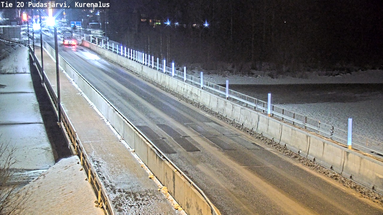 Kelikamerat Kuva Tie 20 Pudasjärvi, Kurenalus, Pudasjärvi, Pohjois-Pohjanmaa
