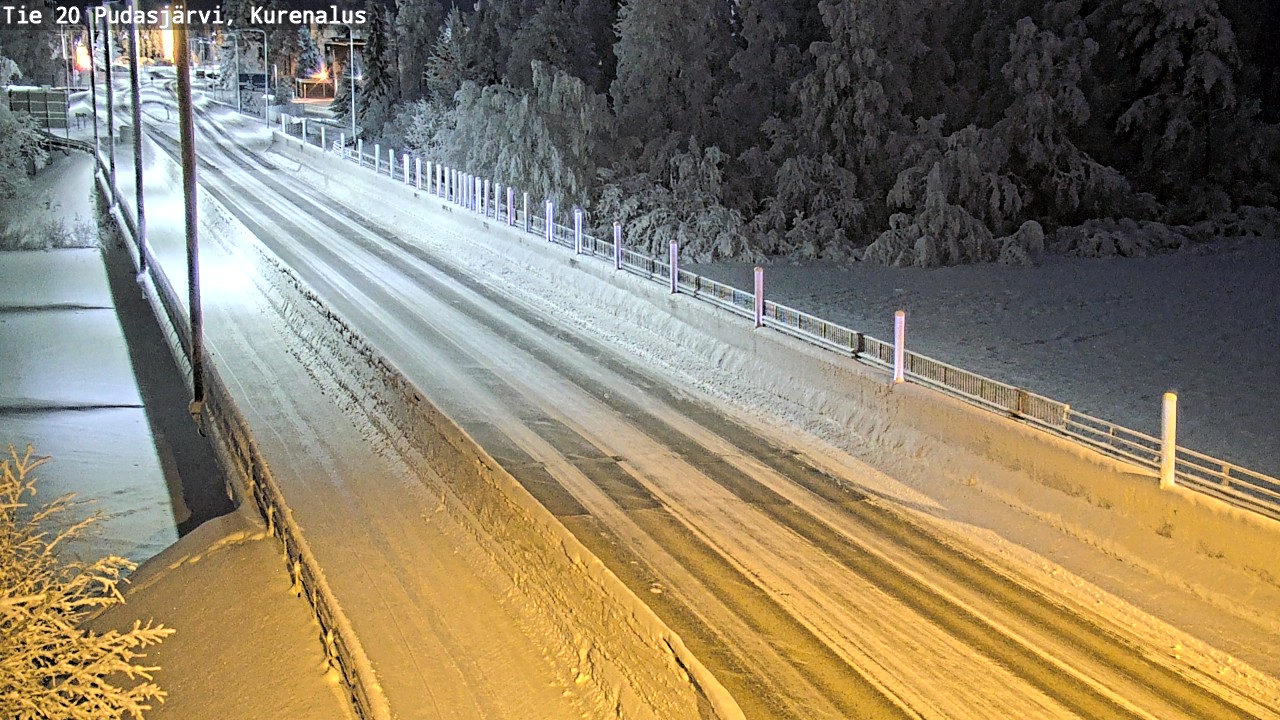 Kelikamerat Kuva Tie 20 Pudasjärvi, Kurenalus, Pudasjärvi, Pohjois-Pohjanmaa