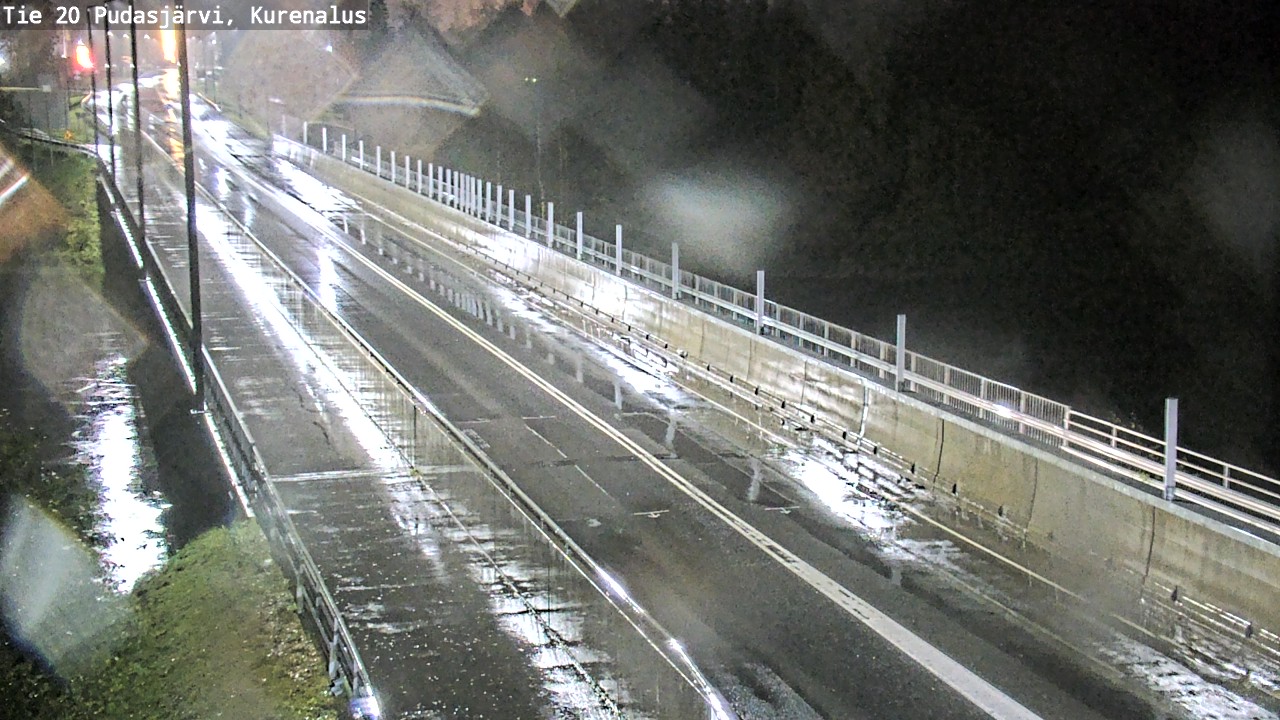 Weather Camera Image Road 20 Pudasjärvi, Kurenalus, Pudasjärvi, Pohjois-Pohjanmaa