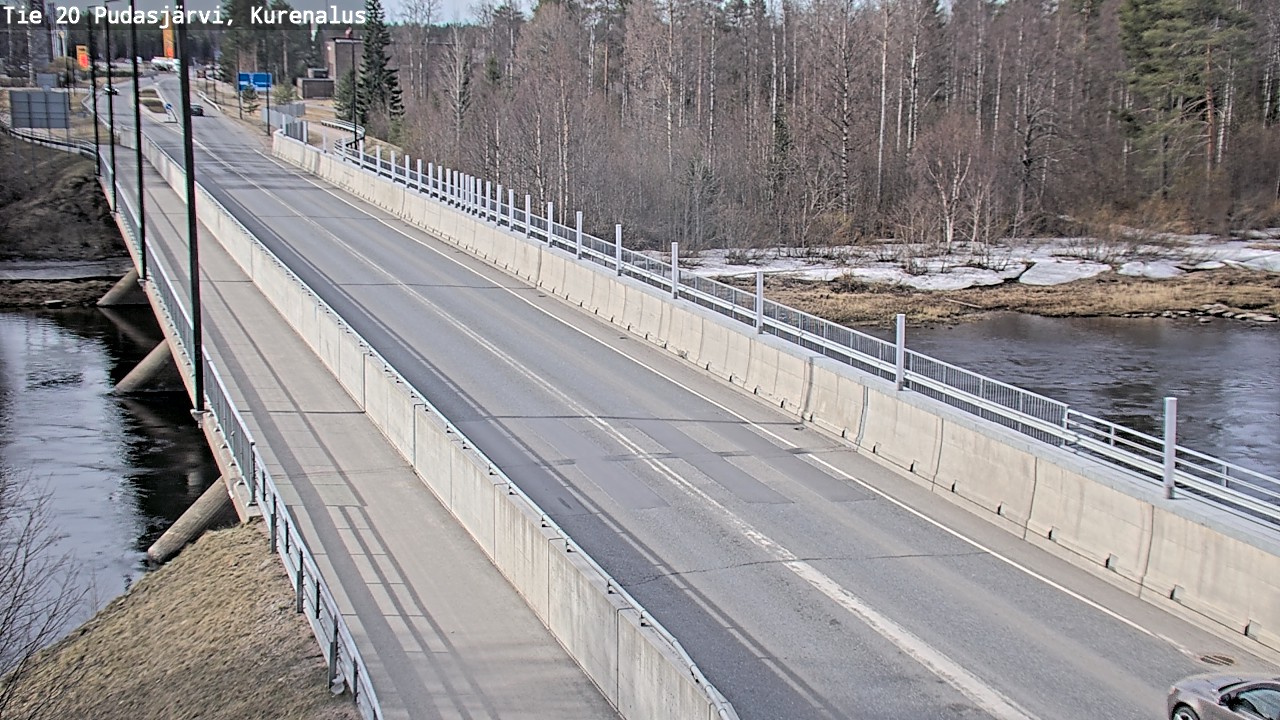 Weather Camera Image Road 20 Pudasjärvi, Kurenalus, Pudasjärvi, Pohjois-Pohjanmaa