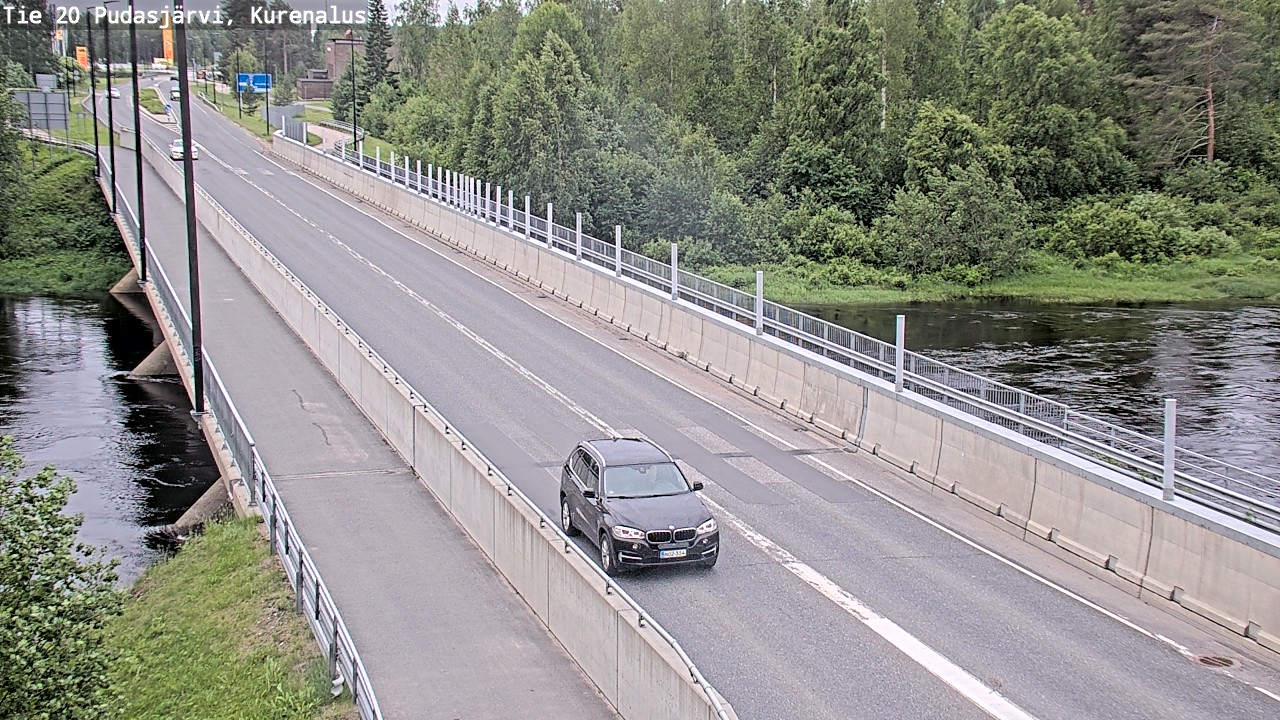 Weather Camera Image Väg 20Pudasjärvi, Kurenalus, Pudasjärvi, Pohjois-Pohjanmaa