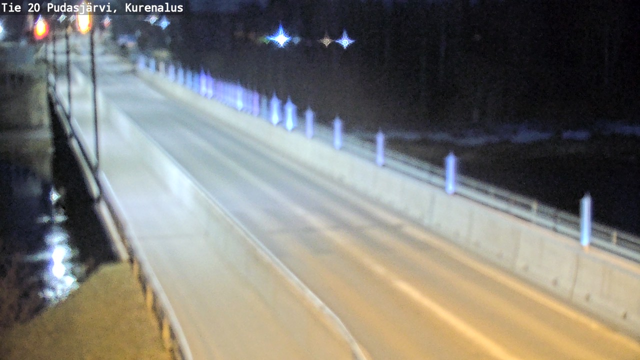 Weather Camera Image Road 20 Pudasjärvi, Kurenalus, Pudasjärvi, Pohjois-Pohjanmaa