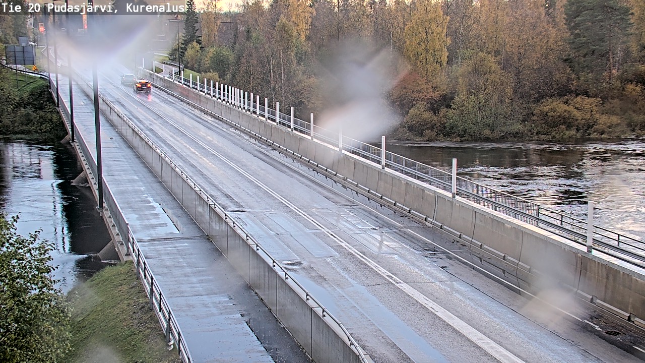 Weather Camera Image Road 20 Pudasjärvi, Kurenalus, Pudasjärvi, Pohjois-Pohjanmaa