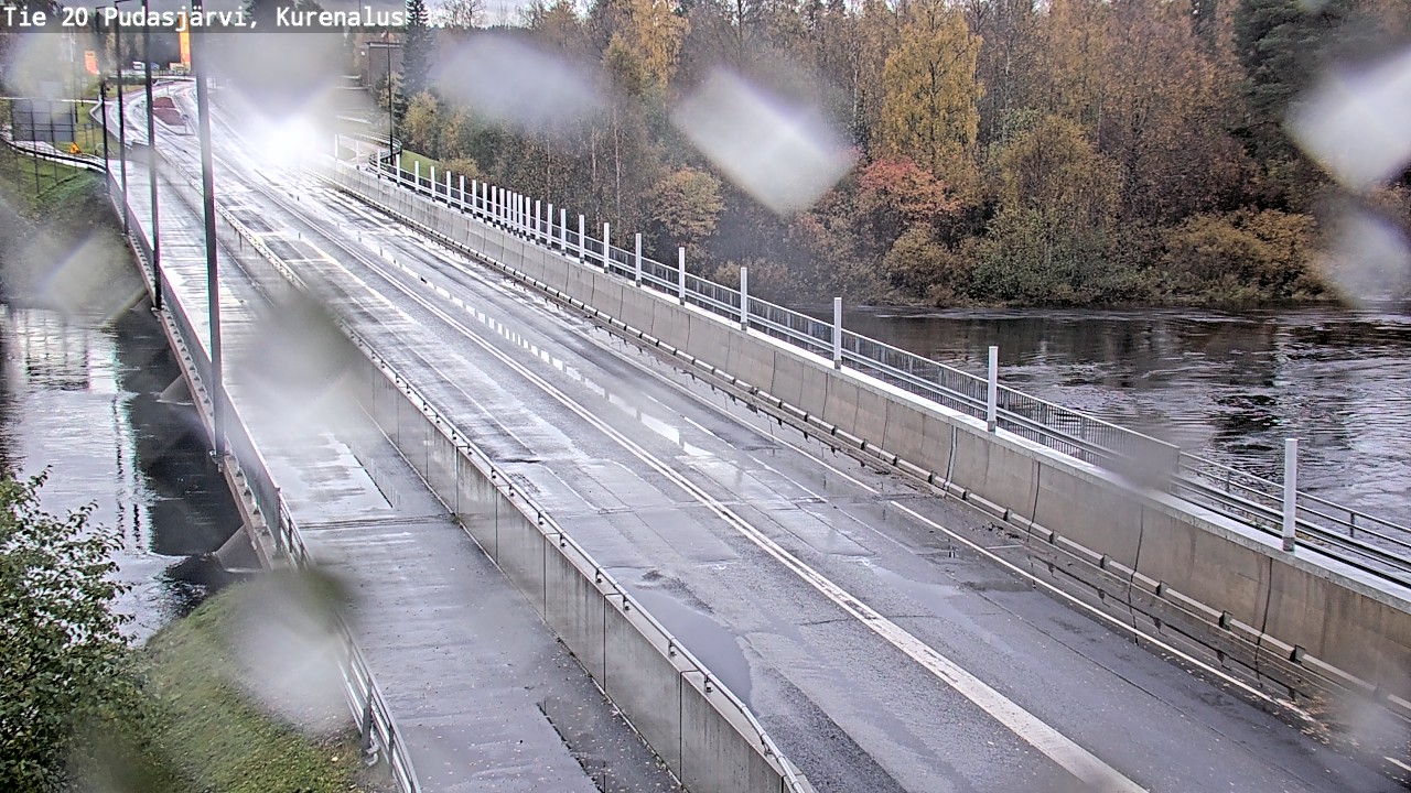 Weather Camera Image Road 20 Pudasjärvi, Kurenalus, Pudasjärvi, Pohjois-Pohjanmaa