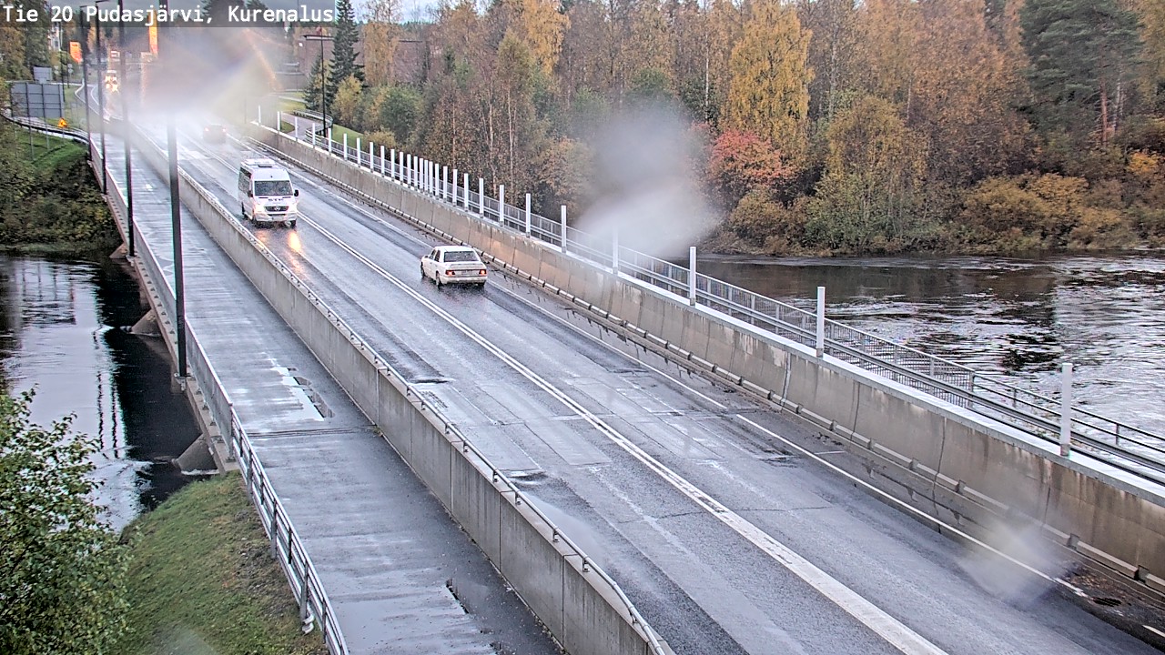 Weather Camera Image Road 20 Pudasjärvi, Kurenalus, Pudasjärvi, Pohjois-Pohjanmaa