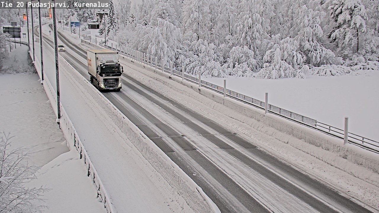Kelikamerat Kuva Tie 20 Pudasjärvi, Kurenalus, Pudasjärvi, Pohjois-Pohjanmaa