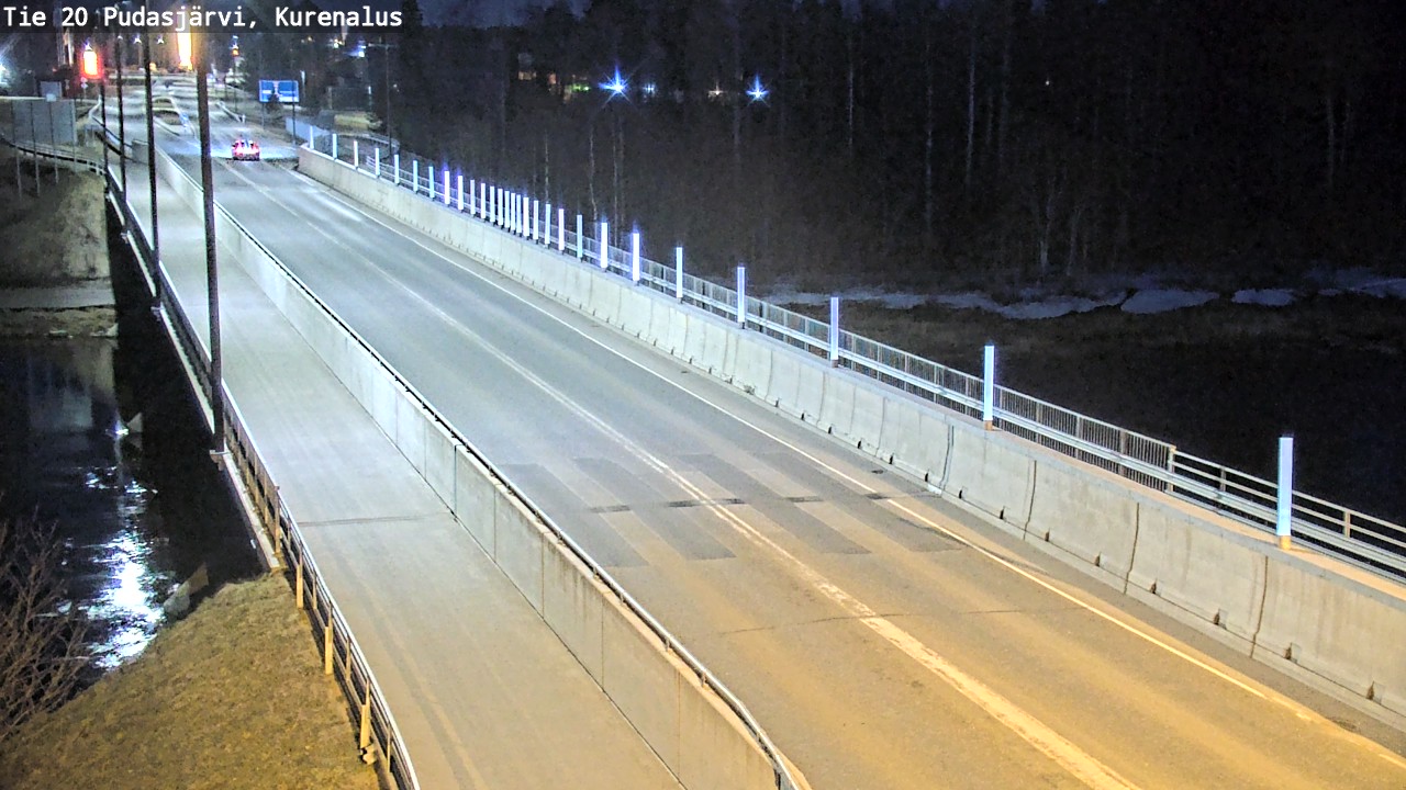 Weather Camera Image Road 20 Pudasjärvi, Kurenalus, Pudasjärvi, Pohjois-Pohjanmaa