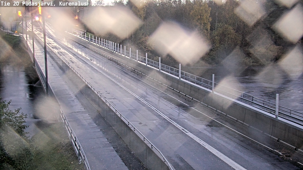 Weather Camera Image Road 20 Pudasjärvi, Kurenalus, Pudasjärvi, Pohjois-Pohjanmaa