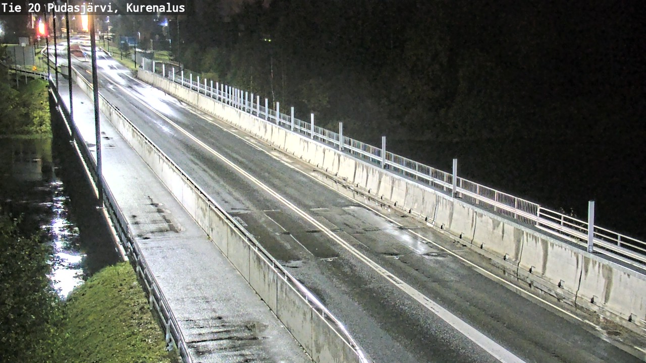 Weather Camera Image Road 20 Pudasjärvi, Kurenalus, Pudasjärvi, Pohjois-Pohjanmaa