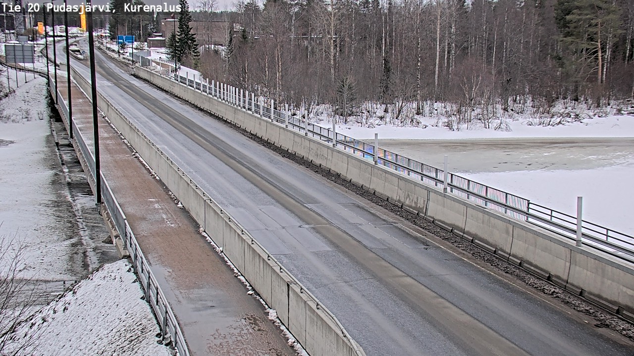 Weather Camera Image Road 20 Pudasjärvi, Kurenalus, Pudasjärvi, Pohjois-Pohjanmaa