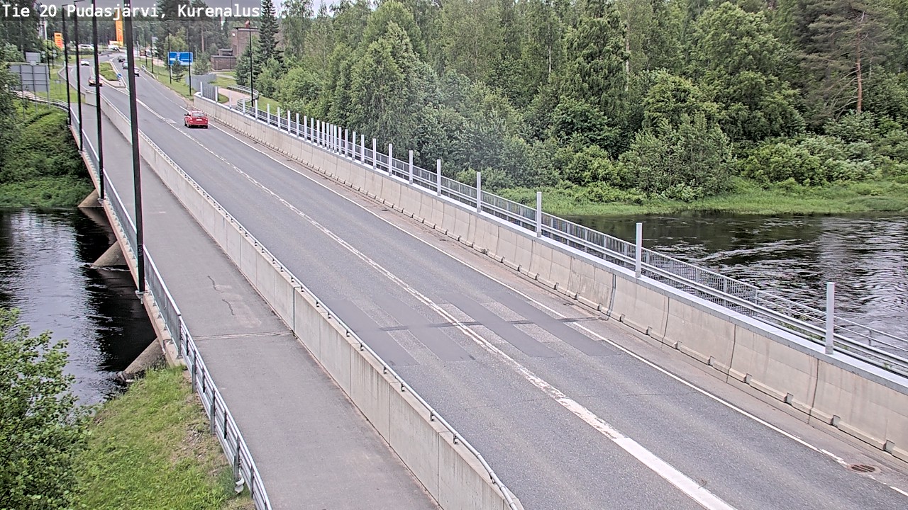 Weather Camera Image Väg 20Pudasjärvi, Kurenalus, Pudasjärvi, Pohjois-Pohjanmaa