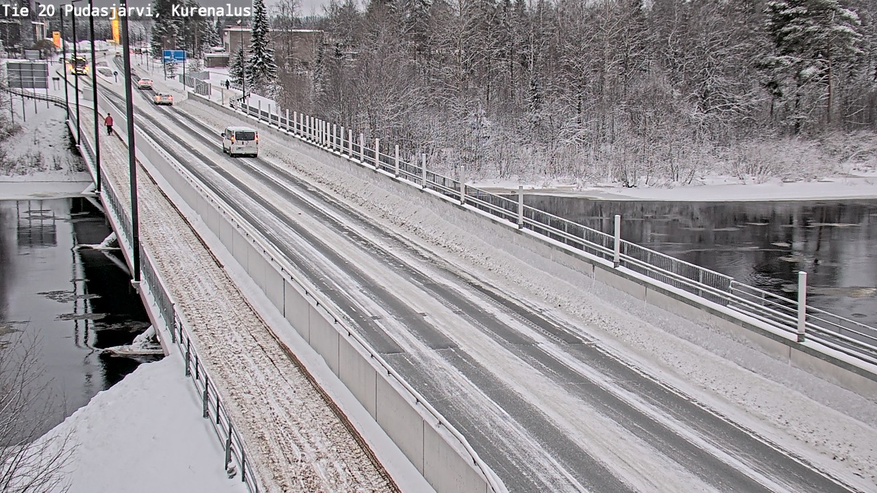 Weather Camera Image Väg 20Pudasjärvi, Kurenalus, Pudasjärvi, Pohjois-Pohjanmaa