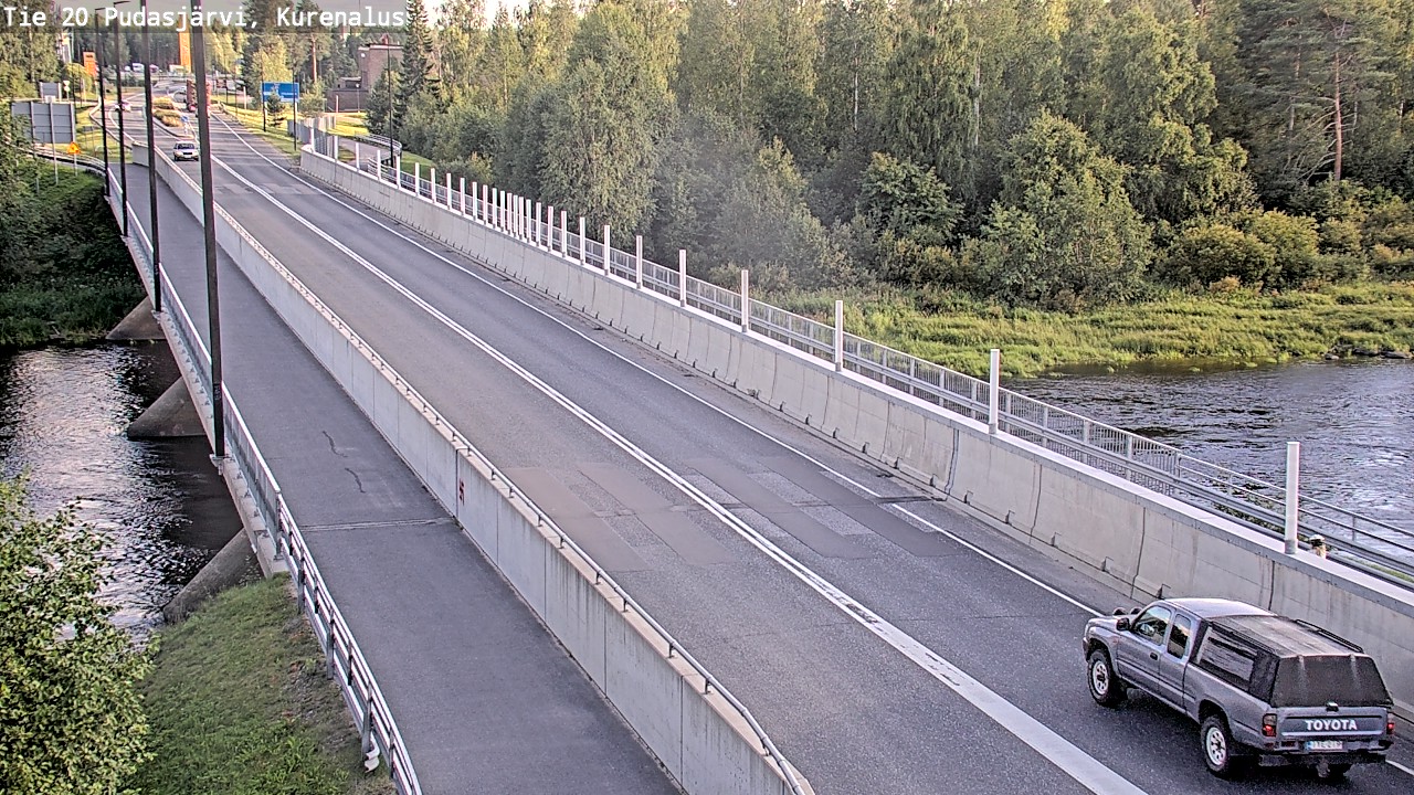 Weather Camera Image Road 20 Pudasjärvi, Kurenalus, Pudasjärvi, Pohjois-Pohjanmaa
