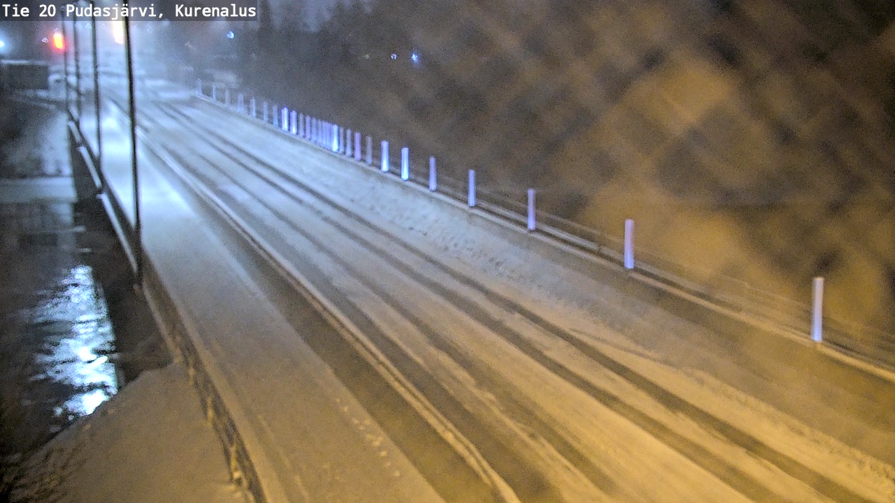 Weather Camera Image Väg 20Pudasjärvi, Kurenalus, Pudasjärvi, Pohjois-Pohjanmaa