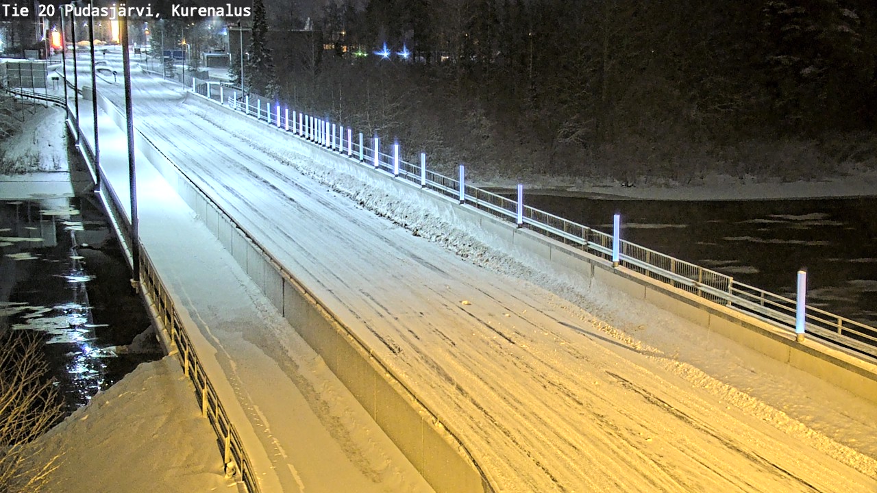 Kelikamerat Kuva Tie 20 Pudasjärvi, Kurenalus, Pudasjärvi, Pohjois-Pohjanmaa