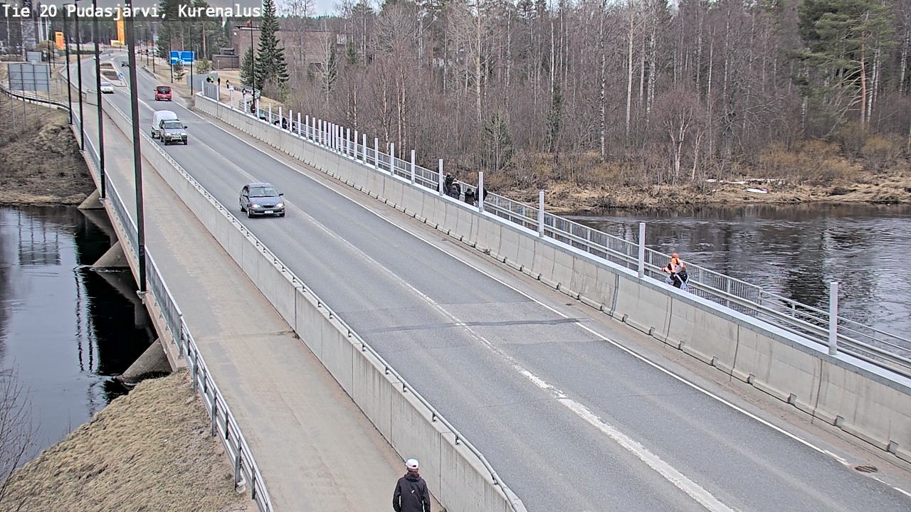 Weather Camera Image Road 20 Pudasjärvi, Kurenalus, Pudasjärvi, Pohjois-Pohjanmaa