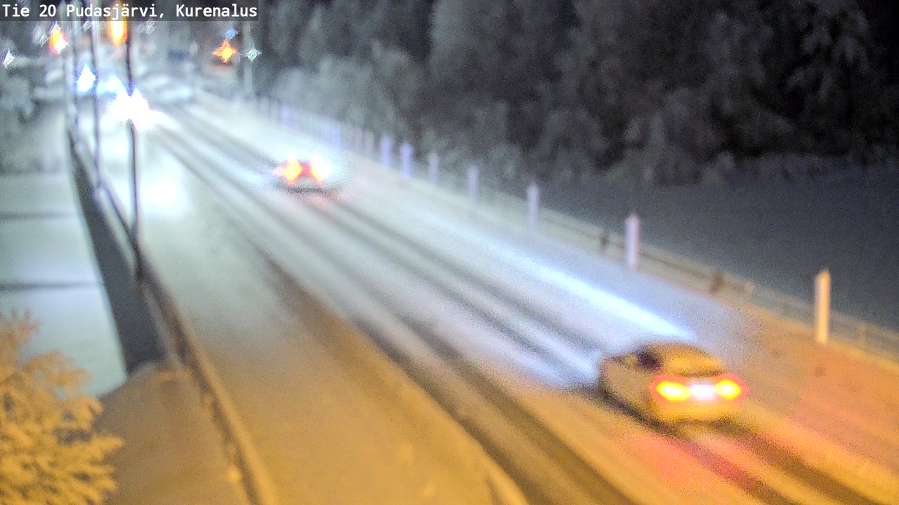 Kelikamerat Kuva Tie 20 Pudasjärvi, Kurenalus, Pudasjärvi, Pohjois-Pohjanmaa