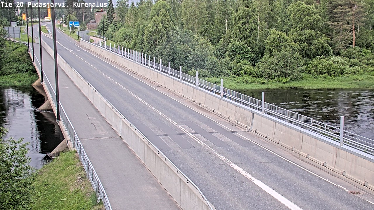Kelikamerat Kuva Tie 20 Pudasjärvi, Kurenalus, Pudasjärvi, Pohjois-Pohjanmaa