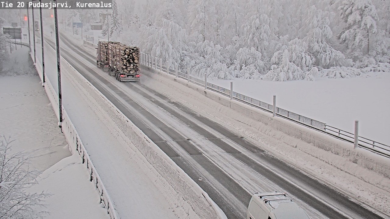 Kelikamerat Kuva Tie 20 Pudasjärvi, Kurenalus, Pudasjärvi, Pohjois-Pohjanmaa