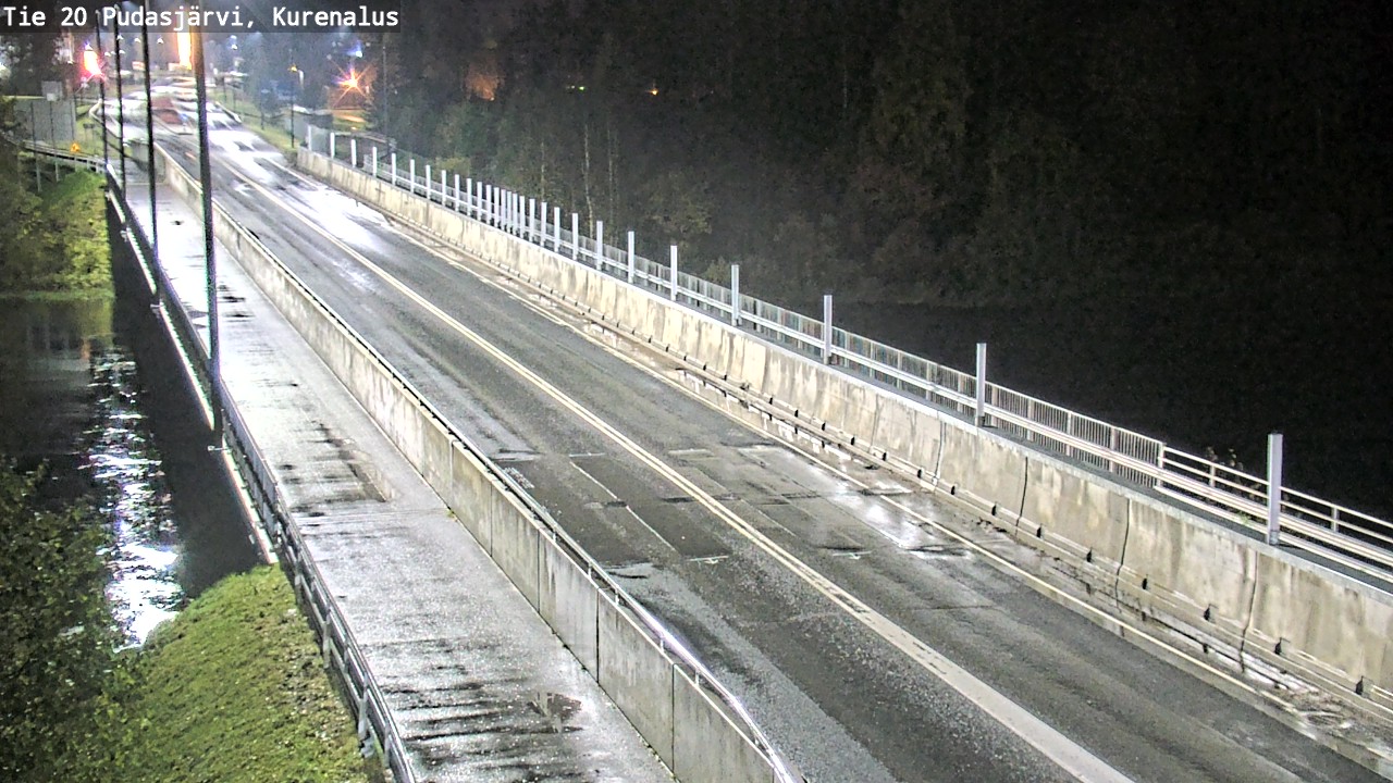 Weather Camera Image Road 20 Pudasjärvi, Kurenalus, Pudasjärvi, Pohjois-Pohjanmaa