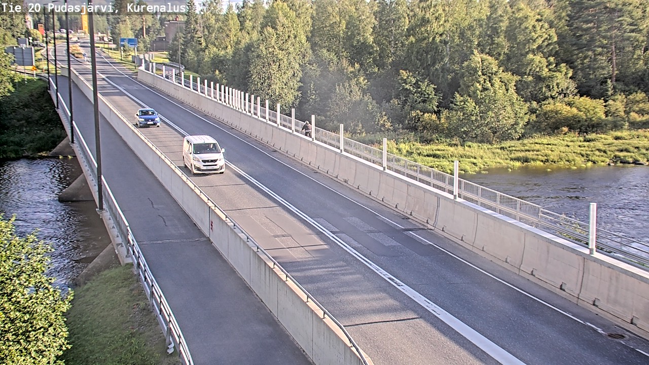 Weather Camera Image Road 20 Pudasjärvi, Kurenalus, Pudasjärvi, Pohjois-Pohjanmaa