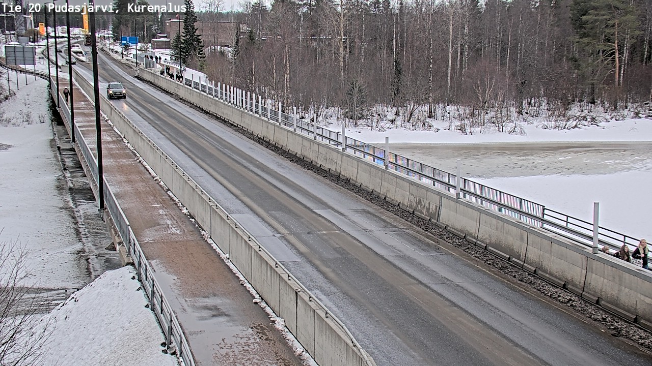 Weather Camera Image Road 20 Pudasjärvi, Kurenalus, Pudasjärvi, Pohjois-Pohjanmaa