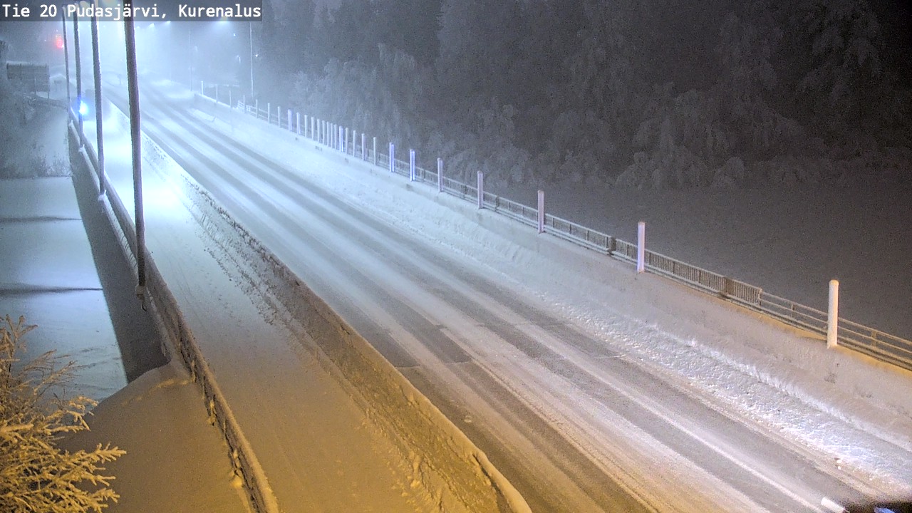 Kelikamerat Kuva Tie 20 Pudasjärvi, Kurenalus, Pudasjärvi, Pohjois-Pohjanmaa