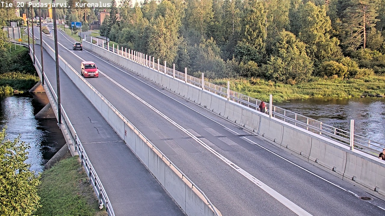 Weather Camera Image Road 20 Pudasjärvi, Kurenalus, Pudasjärvi, Pohjois-Pohjanmaa
