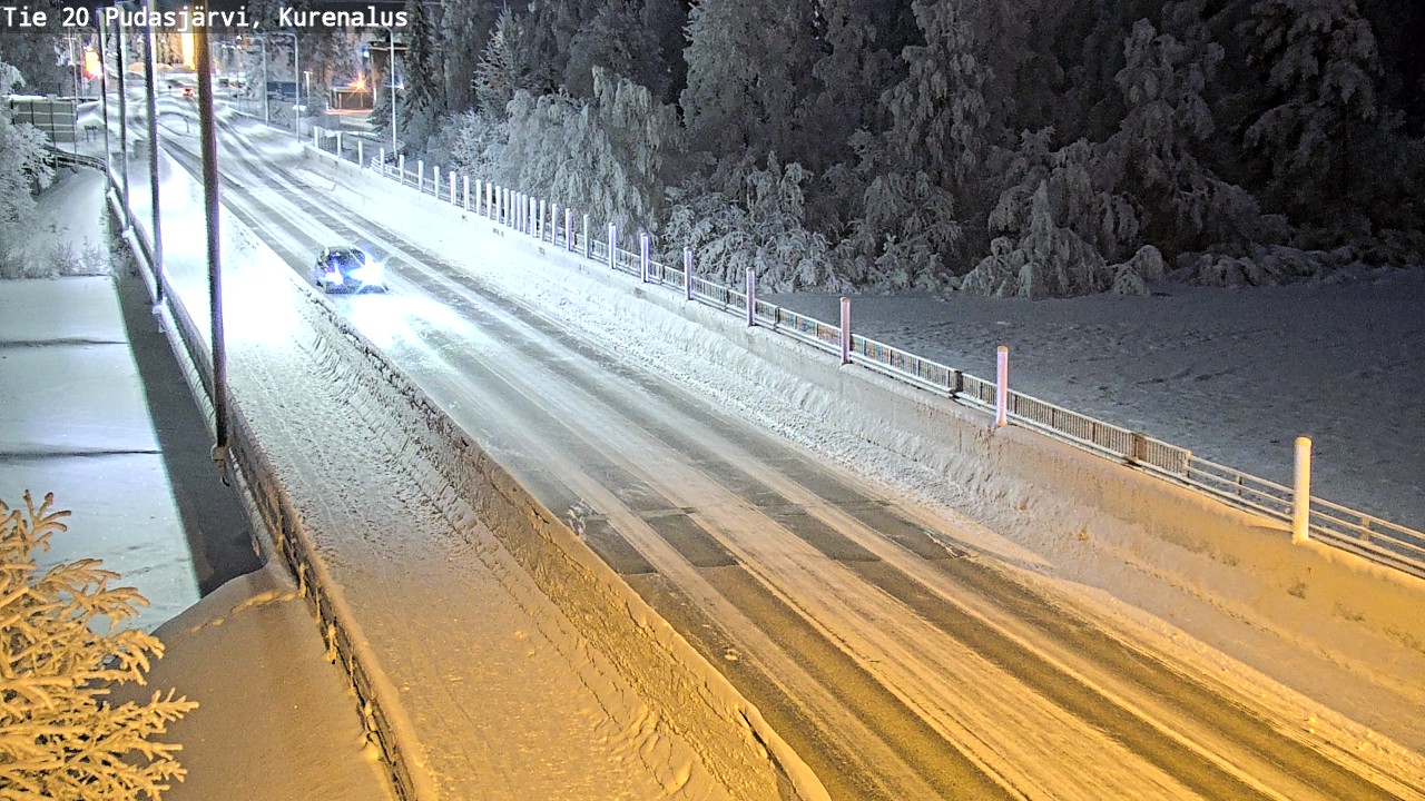 Kelikamerat Kuva Tie 20 Pudasjärvi, Kurenalus, Pudasjärvi, Pohjois-Pohjanmaa