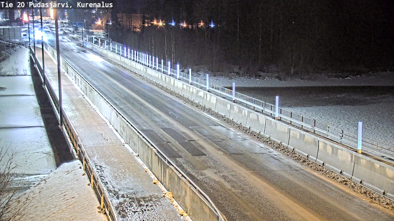 Kelikamerat Kuva Tie 20 Pudasjärvi, Kurenalus, Pudasjärvi, Pohjois-Pohjanmaa