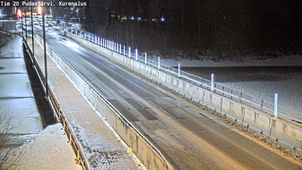 Kelikamerat Kuva Tie 20 Pudasjärvi, Kurenalus, Pudasjärvi, Pohjois-Pohjanmaa