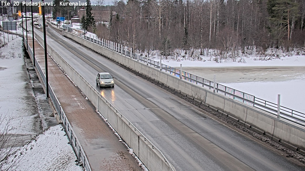 Weather Camera Image Road 20 Pudasjärvi, Kurenalus, Pudasjärvi, Pohjois-Pohjanmaa