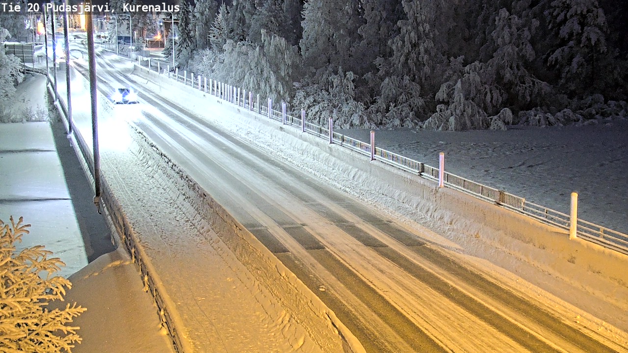 Kelikamerat Kuva Tie 20 Pudasjärvi, Kurenalus, Pudasjärvi, Pohjois-Pohjanmaa