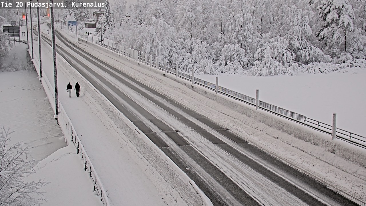 Kelikamerat Kuva Tie 20 Pudasjärvi, Kurenalus, Pudasjärvi, Pohjois-Pohjanmaa