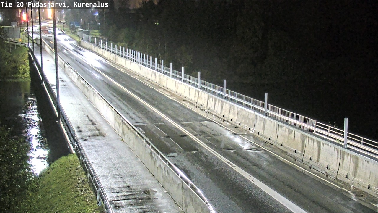 Weather Camera Image Road 20 Pudasjärvi, Kurenalus, Pudasjärvi, Pohjois-Pohjanmaa
