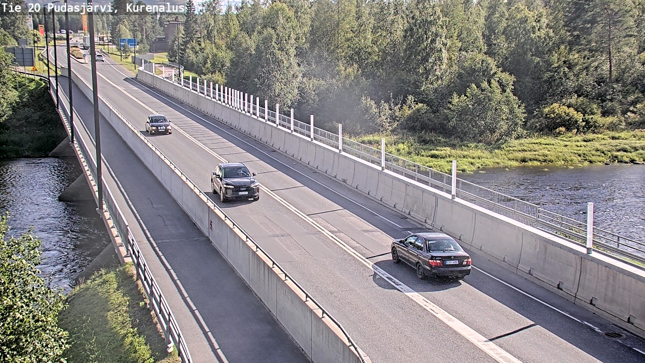 Weather Camera Image Road 20 Pudasjärvi, Kurenalus, Pudasjärvi, Pohjois-Pohjanmaa