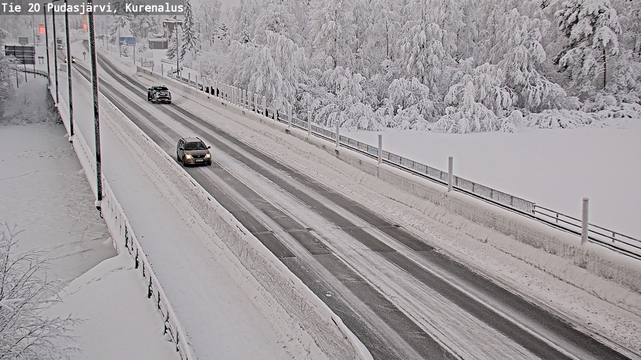 Kelikamerat Kuva Tie 20 Pudasjärvi, Kurenalus, Pudasjärvi, Pohjois-Pohjanmaa