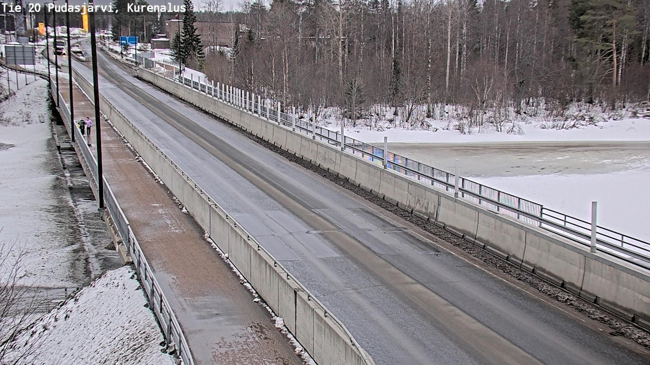 Weather Camera Image Road 20 Pudasjärvi, Kurenalus, Pudasjärvi, Pohjois-Pohjanmaa