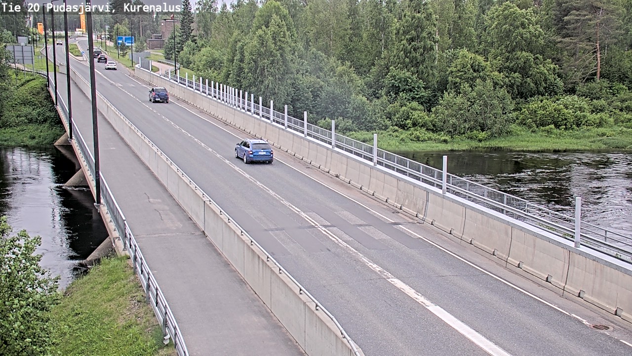 Kelikamerat Kuva Tie 20 Pudasjärvi, Kurenalus, Pudasjärvi, Pohjois-Pohjanmaa