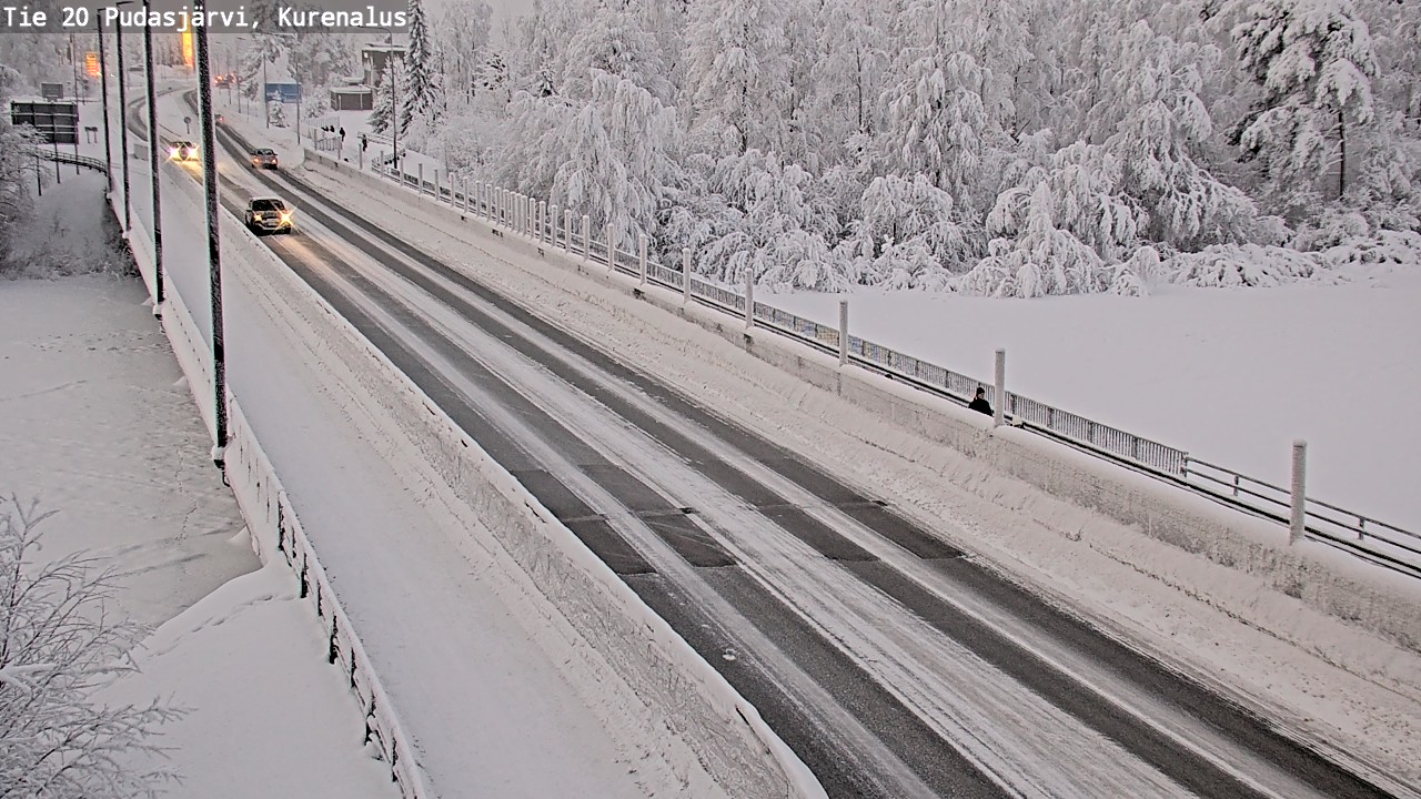 Kelikamerat Kuva Tie 20 Pudasjärvi, Kurenalus, Pudasjärvi, Pohjois-Pohjanmaa